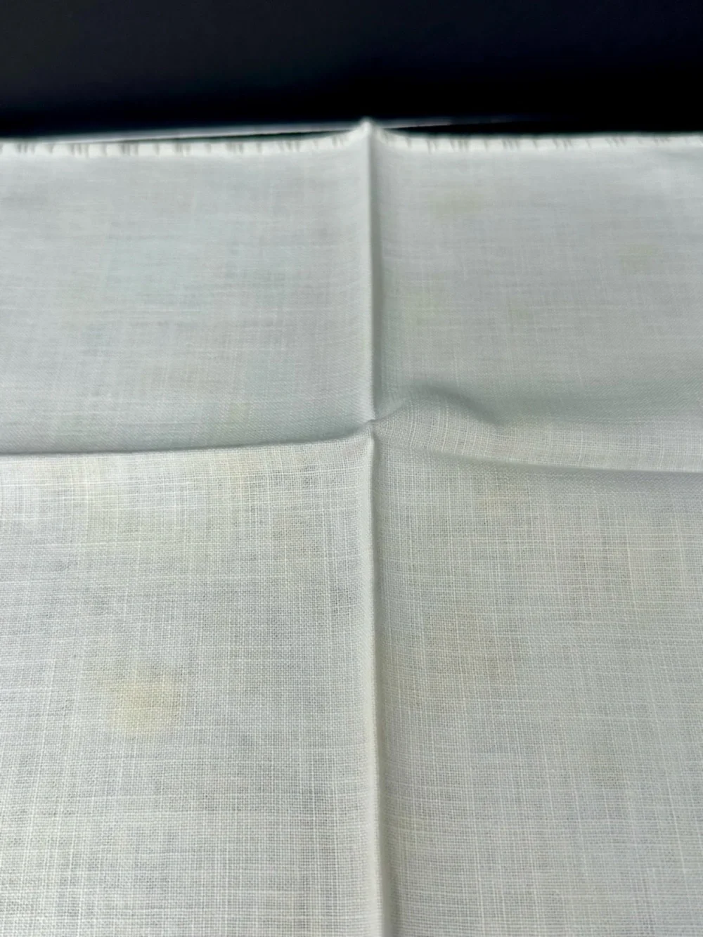 Vintage Linen Beige Floral Cut Out Scalloped (6) & Hand Embroided (4) Napkins A3